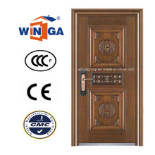 High Quality Security Entrance Steel Copper Door (W-ST-02)